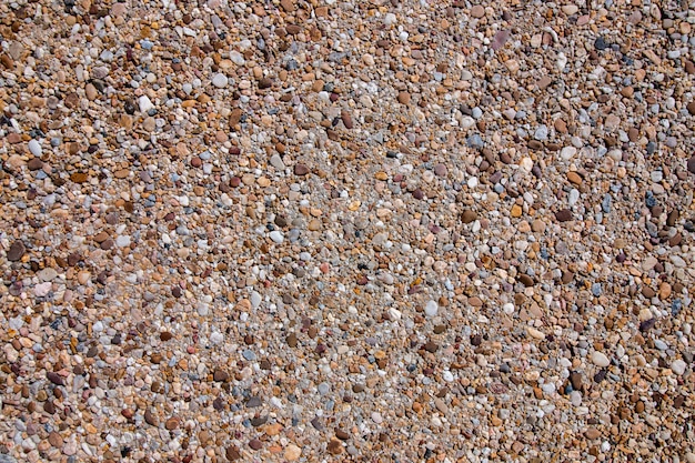 Pebble stone texture of a wall