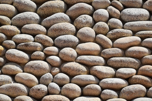 Photo pebble texture on wall