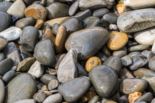 Pebbles on the beach