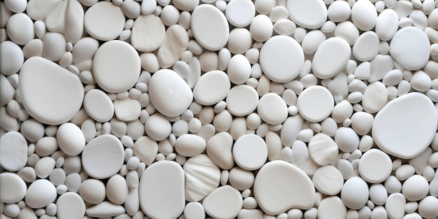 Pebbles of different sizes background