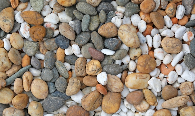 Pebbles stone background.