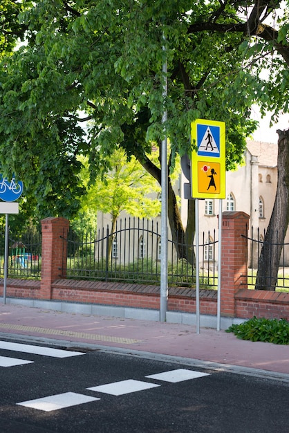 Pedestrian crossing Crossing for children