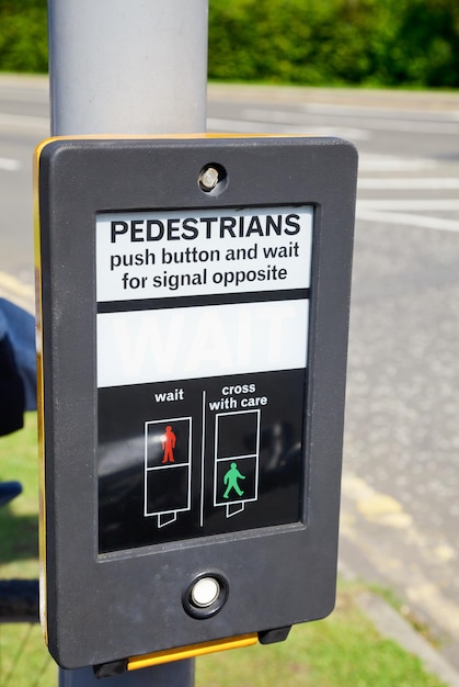 Pedestrian Wait Sign