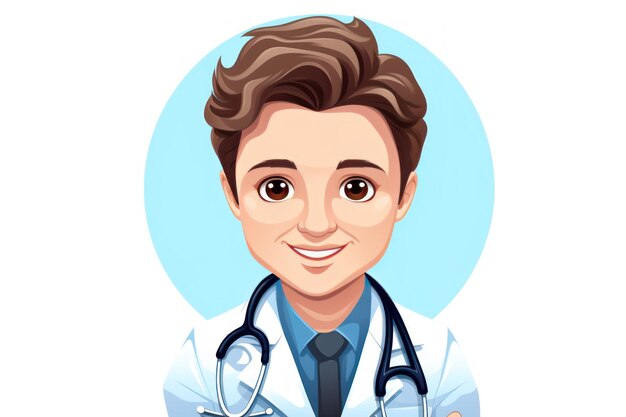 Pediatrician icon on white background ar 32 v 52 Job ID 278ad22378dc45969203bb0713e64335
