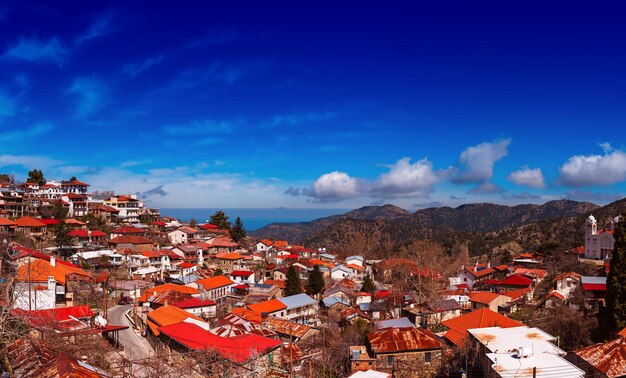 Photo pedoulas village on cyprus