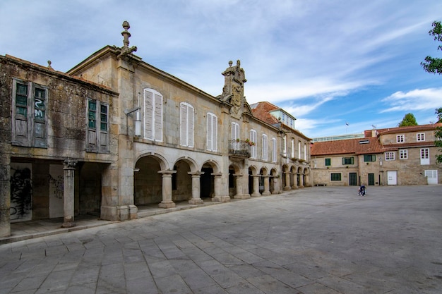 Pedreira square in the historic center of the city of Pontevedra