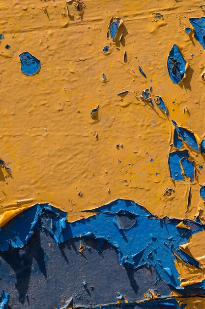 Peeled old paint texture