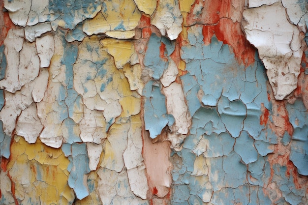 Peeling Paint Background