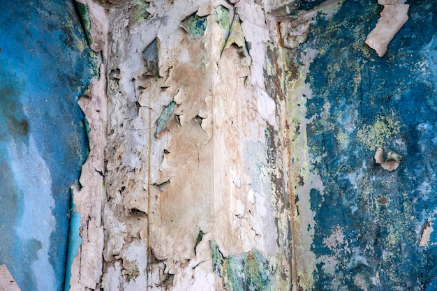 Peeling paint on wall seamless texture.