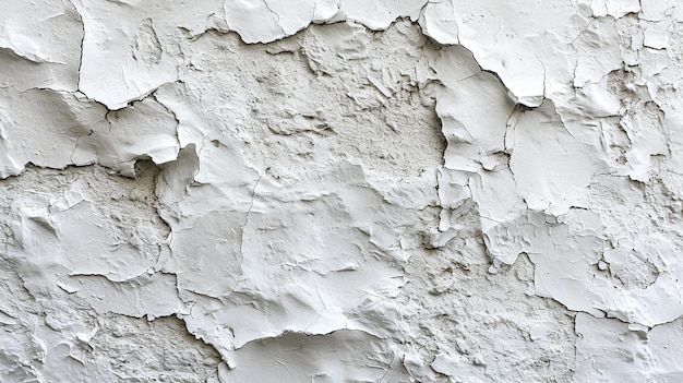 剥離した壁紙と白い抽象的なテーマを使用した時代遅れの壁のテクスチャ ジェネレーティブ AI
