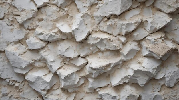 Peeling white cement wall