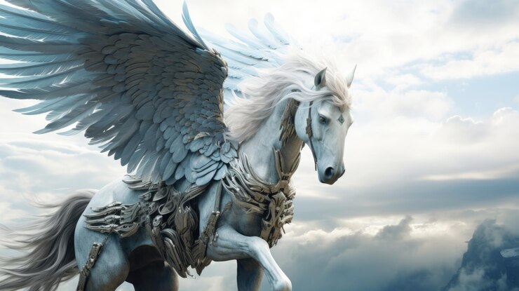 Pegasus close up
