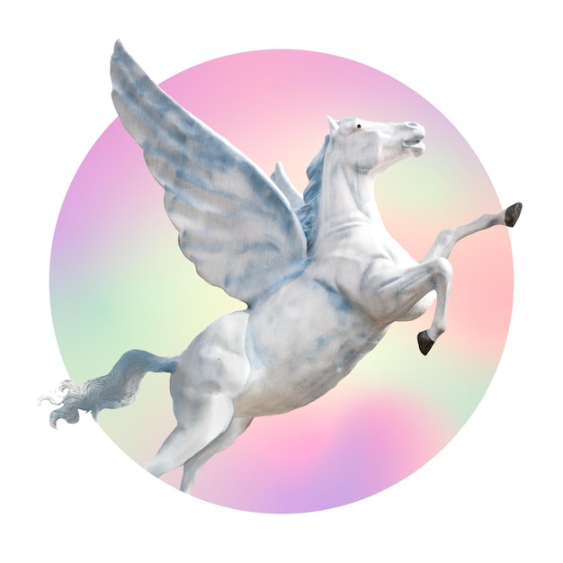 pegasus png round badge round badge transparent background