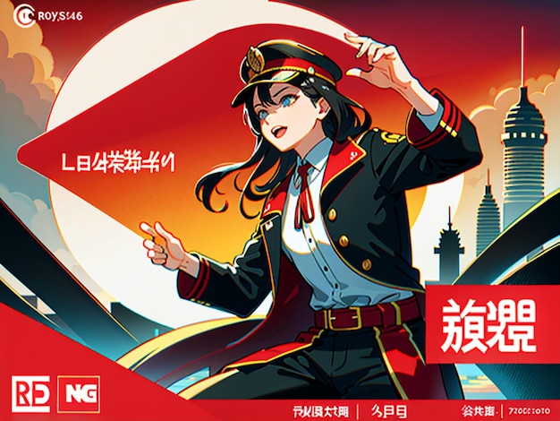 Peking China stad Poster illustratie