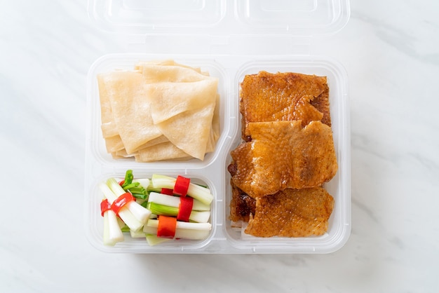 Peking Duck in delivery box - Chinese food style