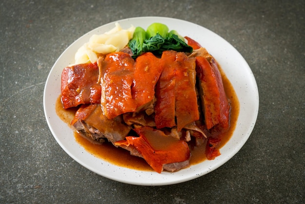 Peking duck or Roasted duck in Chinese style