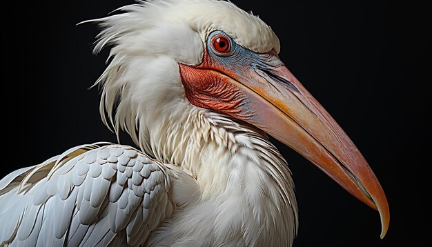 Photo pelican with a beak for a mouth