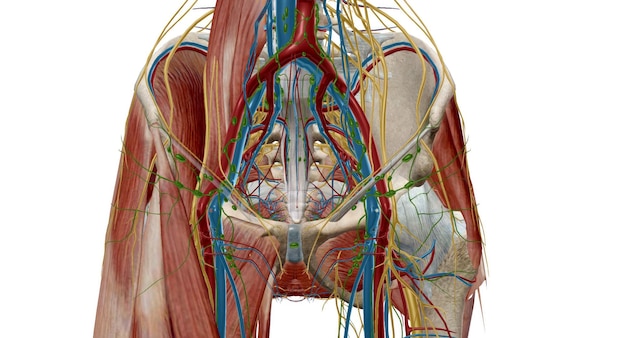 Pelvic lymph nodes and vessels