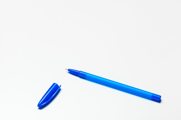 Pen isolated on the white with clipping path