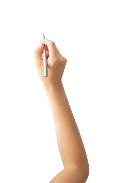 Pen with hand clipping path