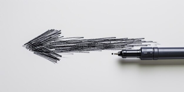 Pen With Multiple Black Pins