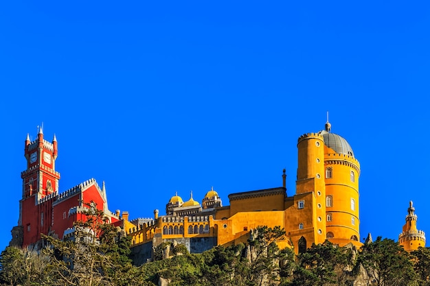 Pena National Palace, famous landmark in Portugal