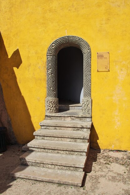 The Pena Palace in Sintra city Portugal