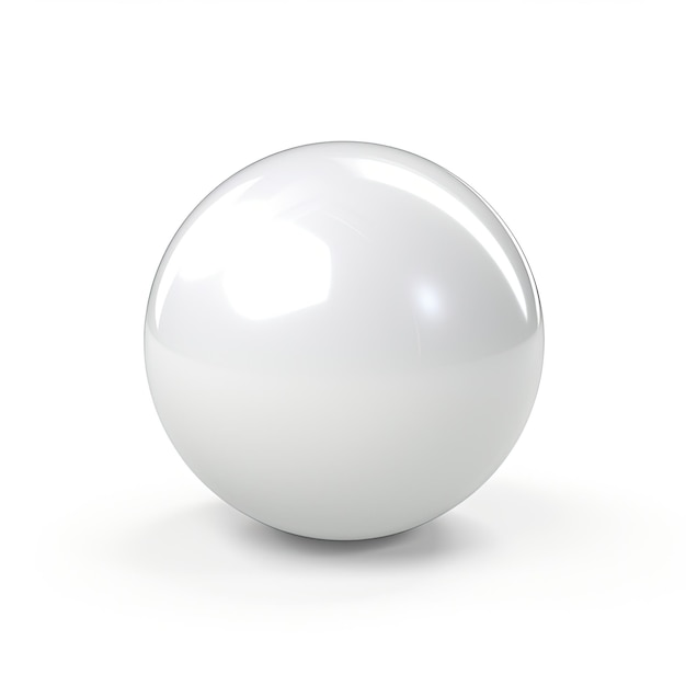 Photo penbolin ball realistic 4k white background