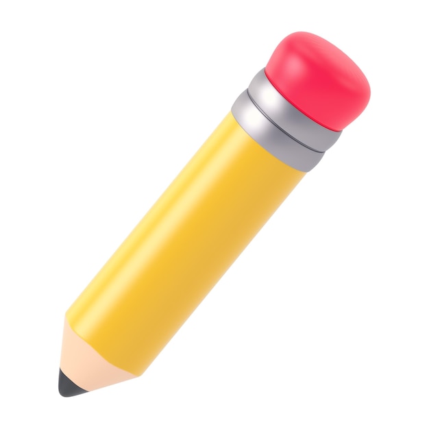 鉛筆の 3D アイコン