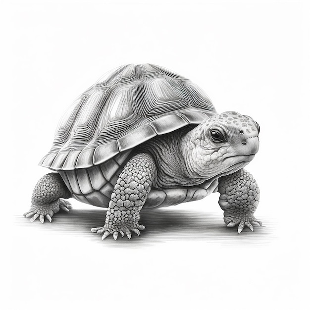 Turtle Drawing Original Art Size A4 | eBay