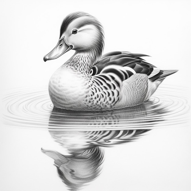 Update more than 155 duck pencil drawing best