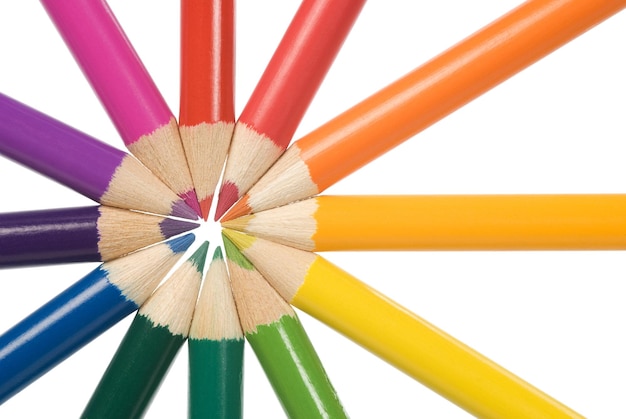 Pencils color circle