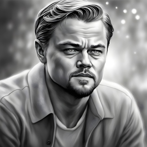 pencilsketchLeonardoDiCaprio