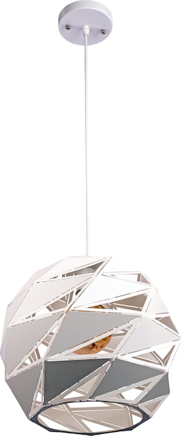 Pendant Light Isolated on white background Loft style lights Modern interior lighting