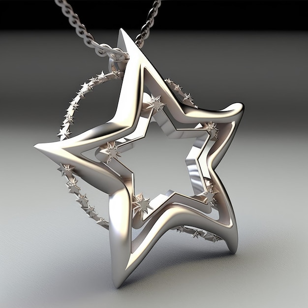 a pendant and necklace design