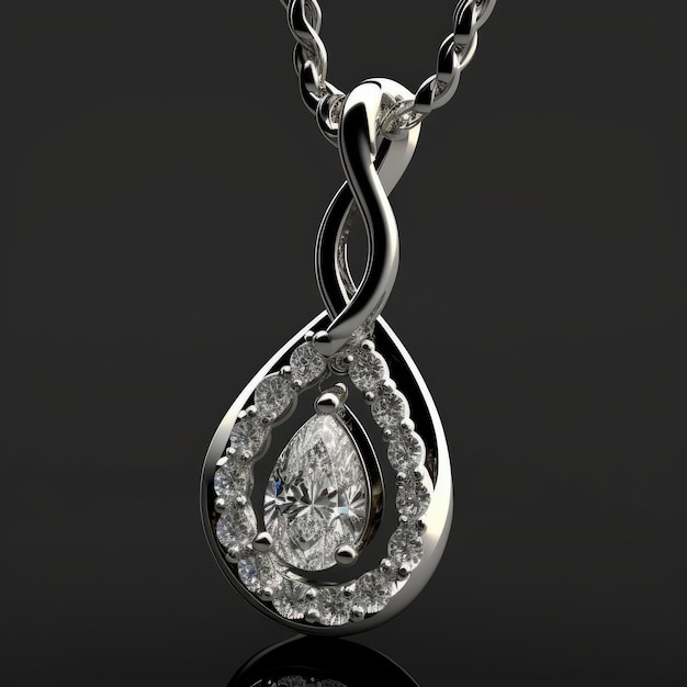 a pendant and necklace design