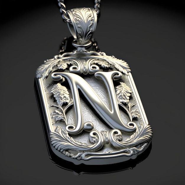 a pendant and necklace design