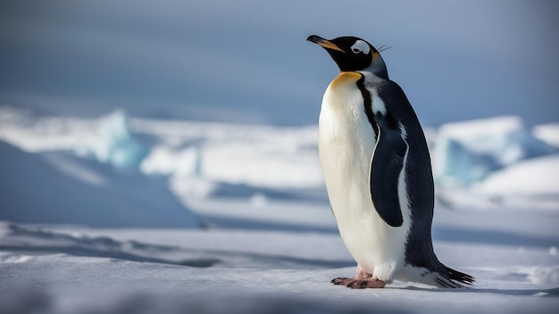 Penguin in antarctica