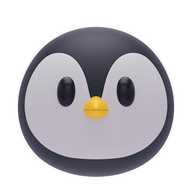 Penguin Emoji 3D Icon