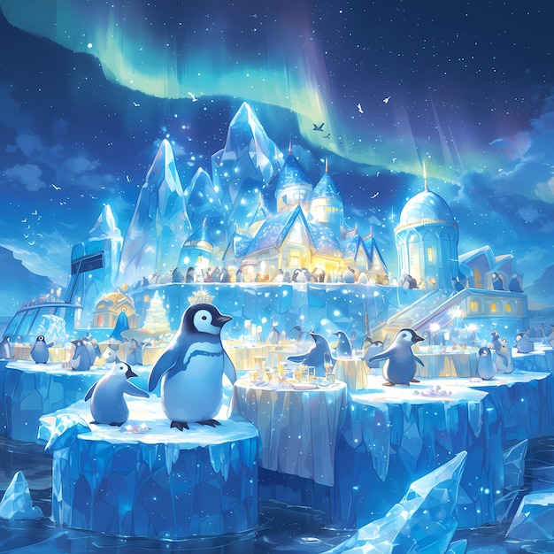 Пингвин на торжественном гала