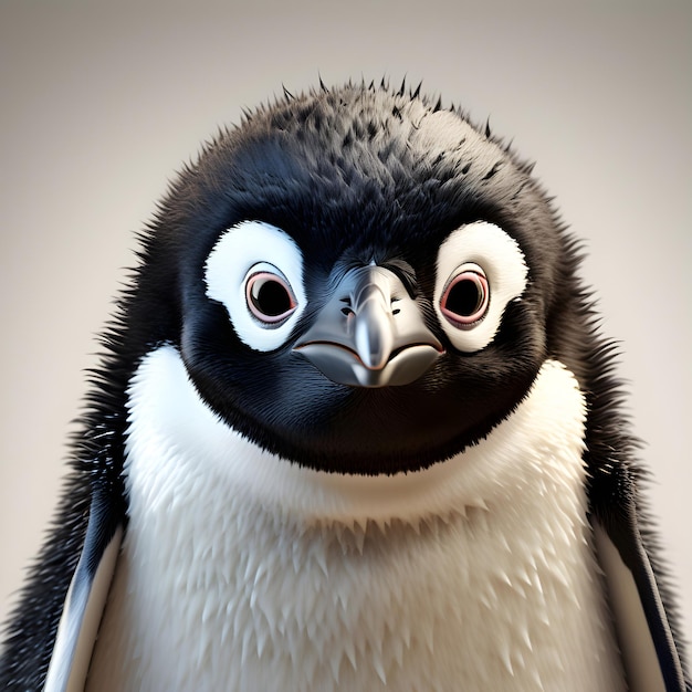 Photo penguin head