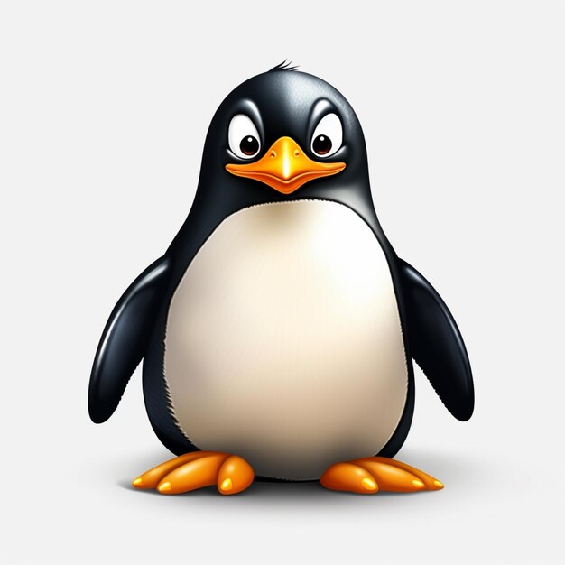 penguin with a big nose and a big nose generative ai