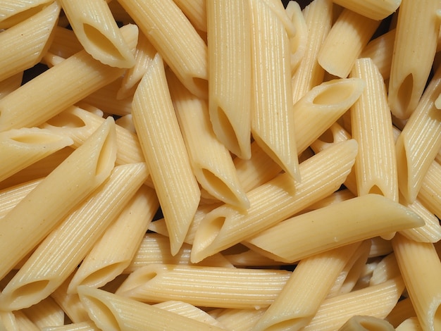 Penne pasta food background