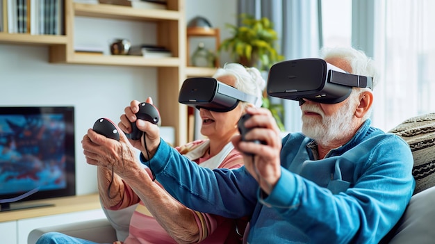 Pensioners Embrace Technology Virtual Reality Therapy Experience