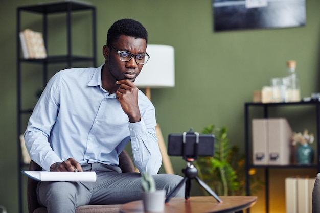 Pensive Therapist Listening to Patient