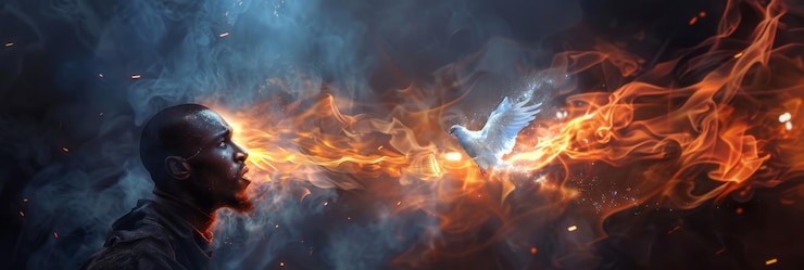 Pentecost Concept Dove Holy Spirit Descendingquot