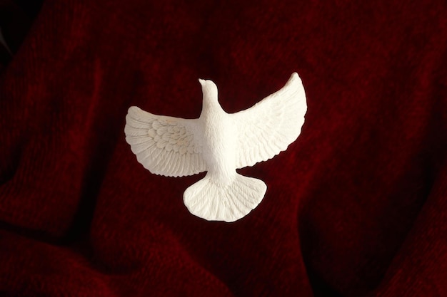 Pentecost Sunday Pentecost background with flying dove