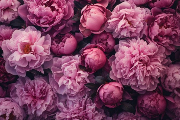 Peonies as background