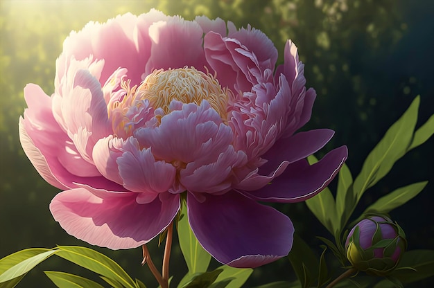 Peony bloemen