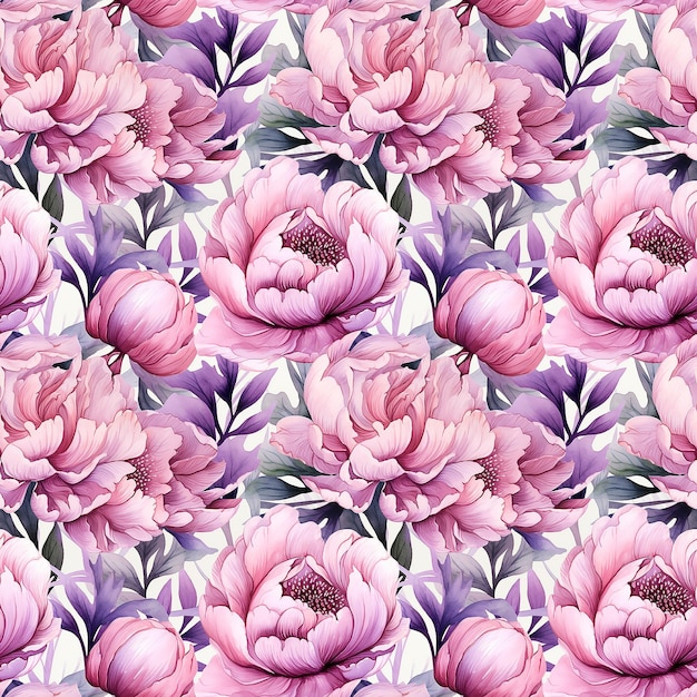 모란 꽃 수채화 예술 그림 추상 패턴